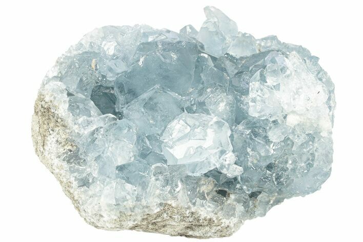 Sparkly Celestine (Celestite) Crystal Cluster - Madagascar #249086